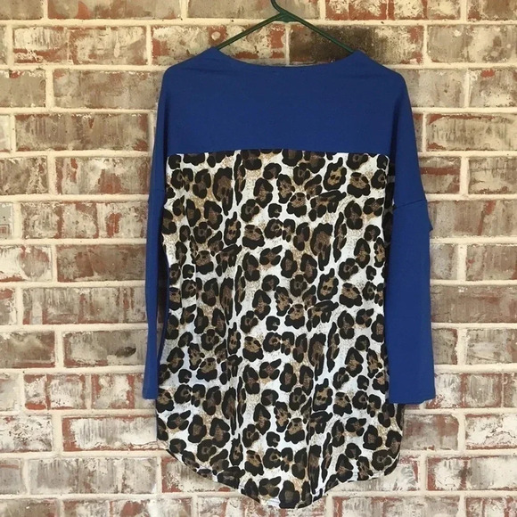 GameDay Couture Leopard Print Dallas Mavericks Basketball Shirt - Picture 4 of 9